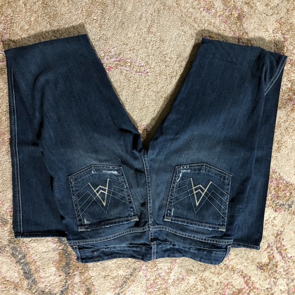 7 for all mankind jeans-31W-Boot Cut-Dark wash. - Picture 5 of 5